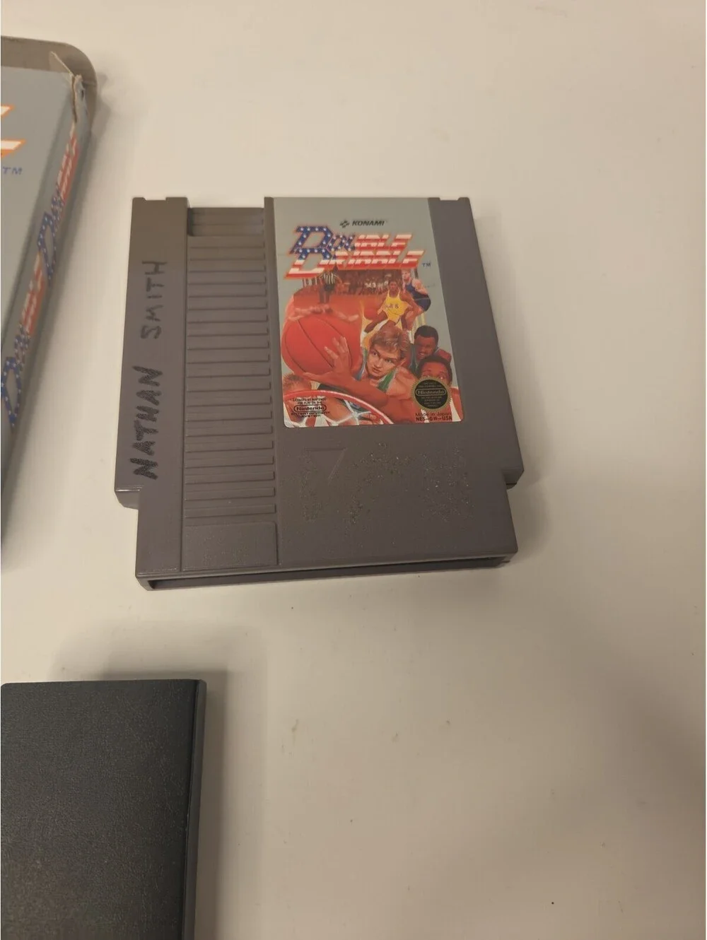 DOUBLE DRIBBLE Nintendo NES Game Complete In Box Authentic! Excellent